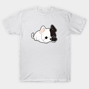 Cute Black and White Puppy T-Shirt